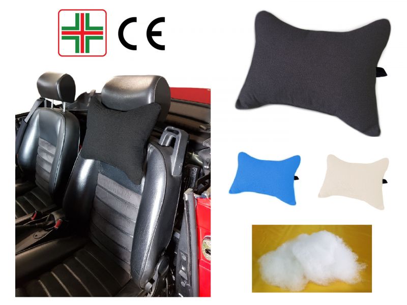 CUSCINO A CUNEO Supporto ortopedico cuneiforme per sedile auto, per una  corretta postura durante la guida - Colore NERO JEANS